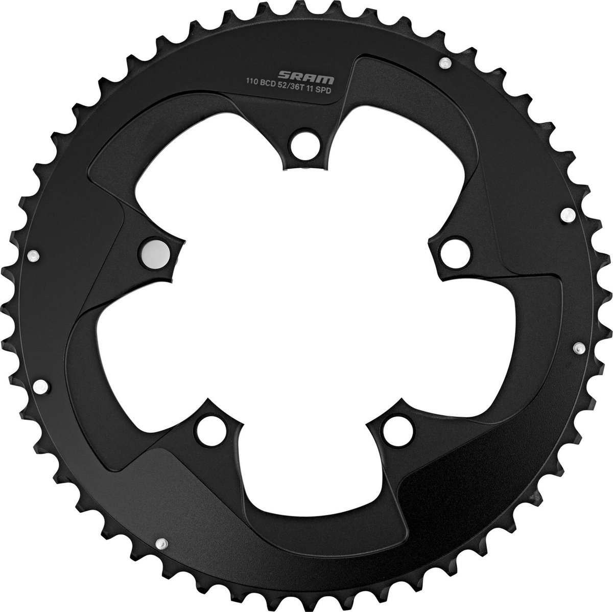 sram b2 x glide 2 pin kettingblad 11 speed 110mm zwart uitvoering 50t