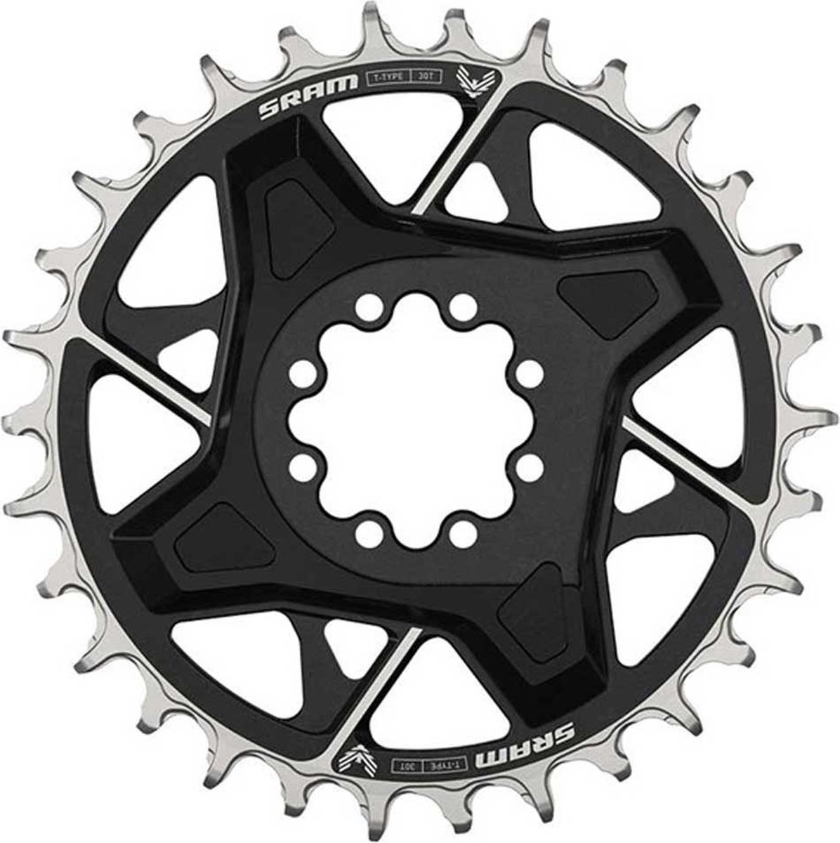 sram t type eagle x0 dm offset 3 mm kettingblad zilver 34t