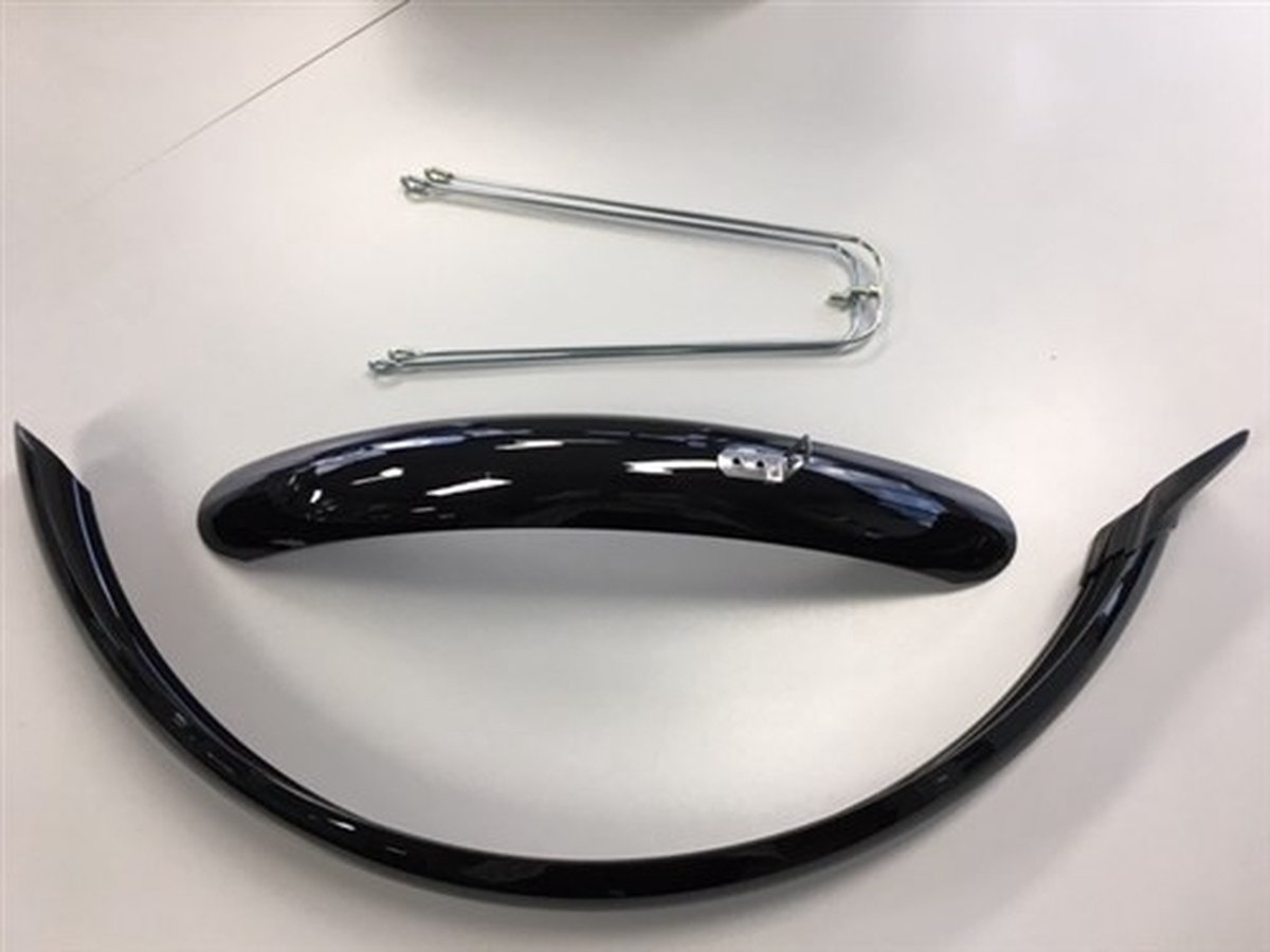 stel spatborden 20 inch 51 pvc zwart eurofender