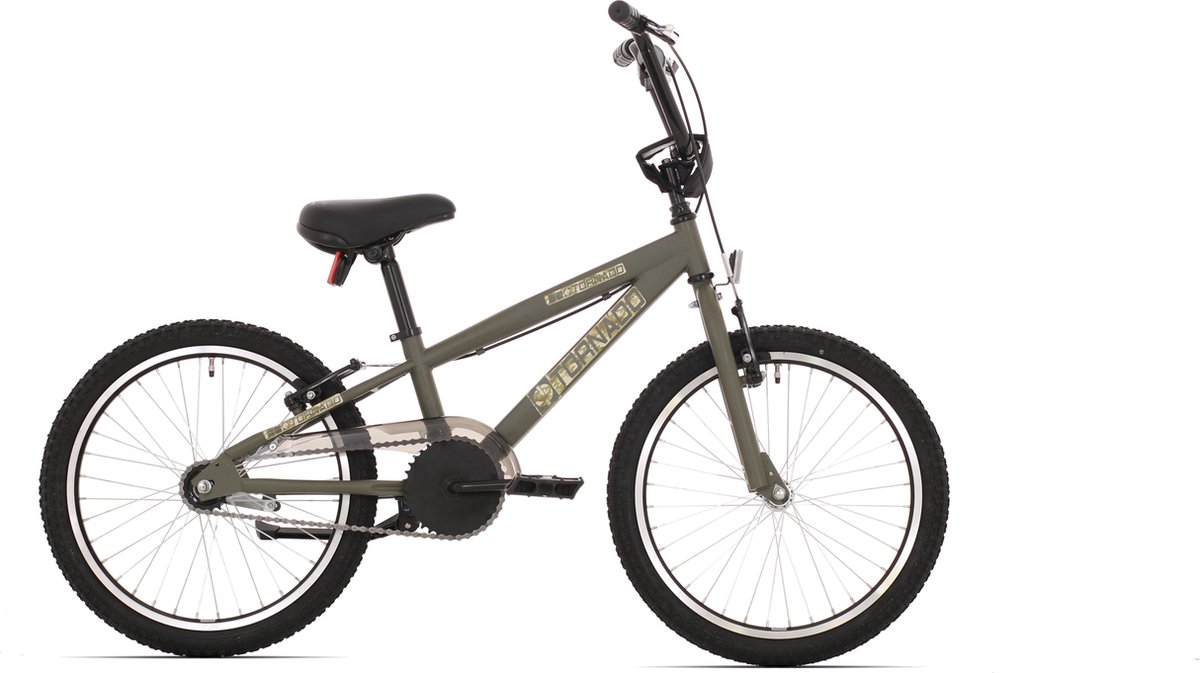 Tornado BMX Crossfiets - 20 inch -  Kaki-camouflage Kinderfiets kopen online