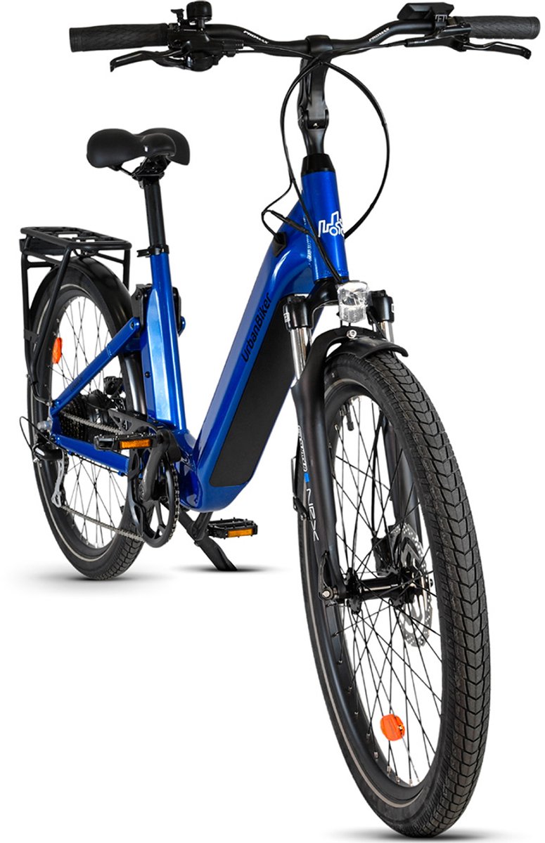 ub200 veelzijdige elektrische stadsfiets met dubbele vering actieradius tot 140 km blauw 28