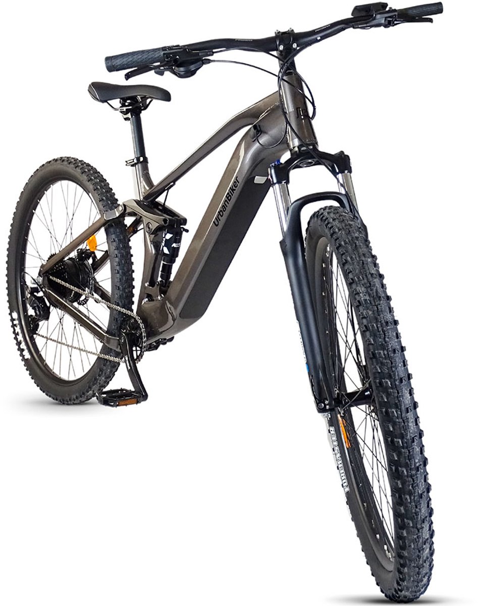 UB400 | Mountain Ebike Dubbele Vering | Bereik tot 140km | Grijs | 29" Fiets (elektrisch) kopen online