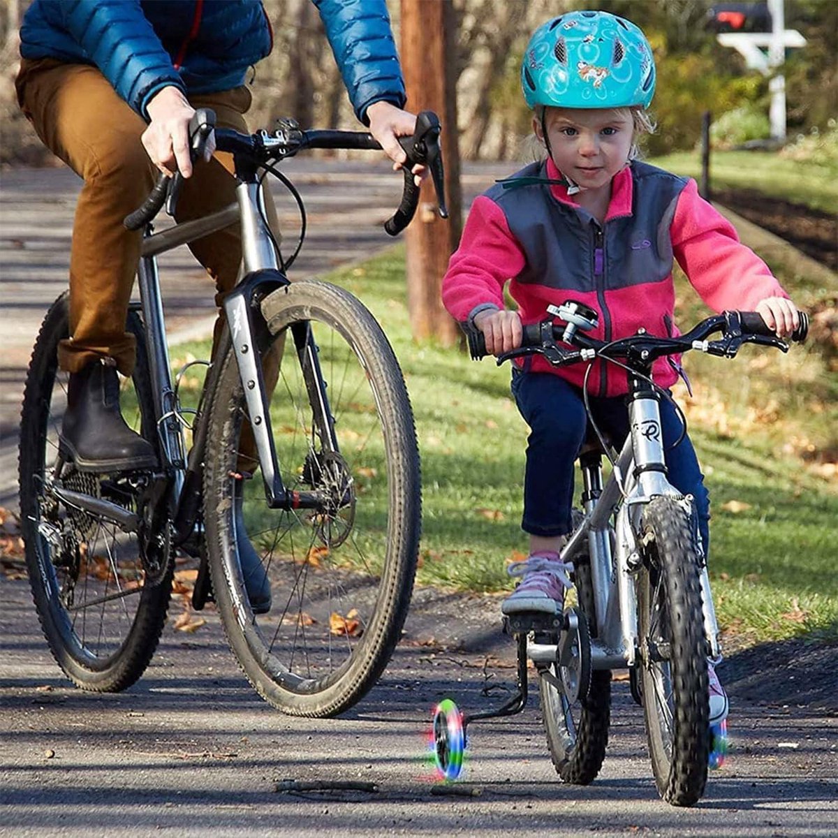 Universele steunwielen voor kinderfiets - Zijwieltjes voor kinderfiets (2 stuks) Kinderfiets kopen online