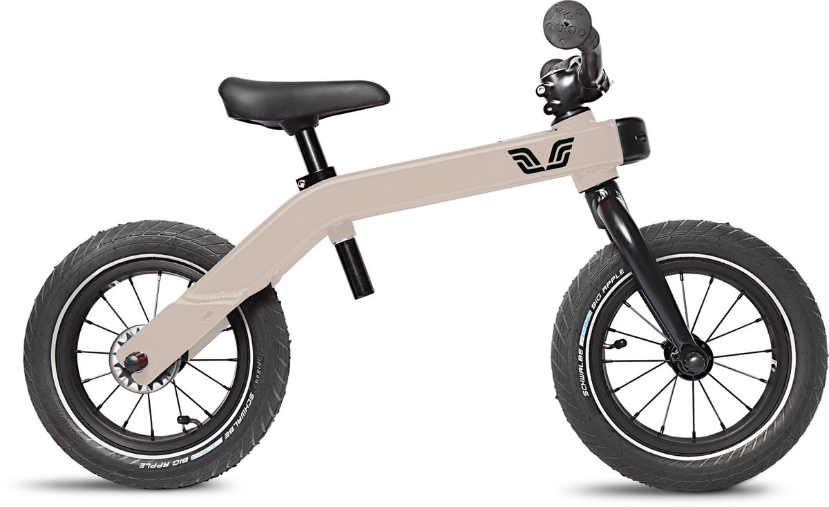 Vici 3-in-1 - Meegroeifiets - Lichtgewicht - Voor 1 tot 5 jaar - Naturel Beige Kinderfiets kopen online