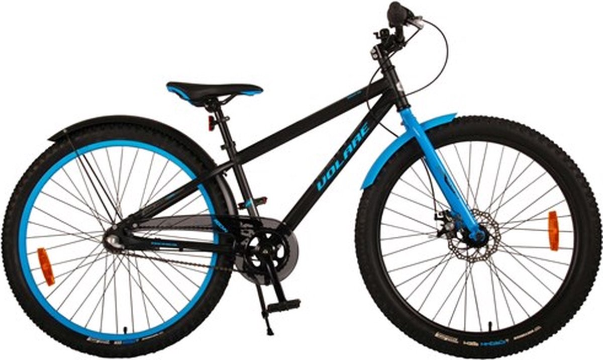 volare 26 inch atb fiets rockey 3v remnaaf+schijfrem zwart/blauw Kinderfiets kopen online