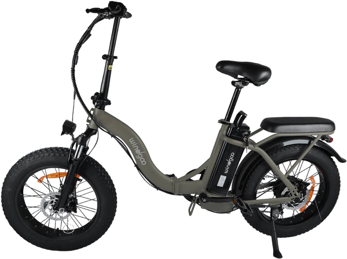 Windgoo E20 Pro Elektrische Vouwfiets – Fatbike - Rijklaar Geleverd - Windgoo Smart-app - 20 Inch - 250W Motor - 75 km Actieradius - Mechanische Schijfremmen - Donkerbruin Fiets (elektrisch) kopen online