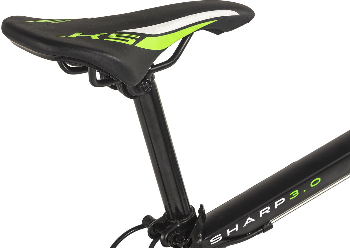 wyld fiets wyld mountainbike hardtail 26 sharp zwart 21 versnellingen zwart groen