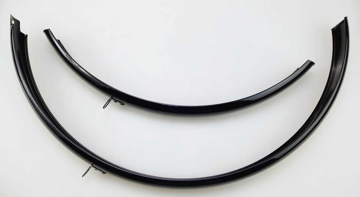 xtrabike spatbordset 28 50mm zwart rond
