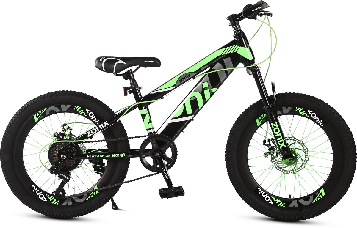 Zonix New Fashion Bike Jongensfiets Mtb 22 Inch 7 Speed Shimano Groen Fiets kopen online