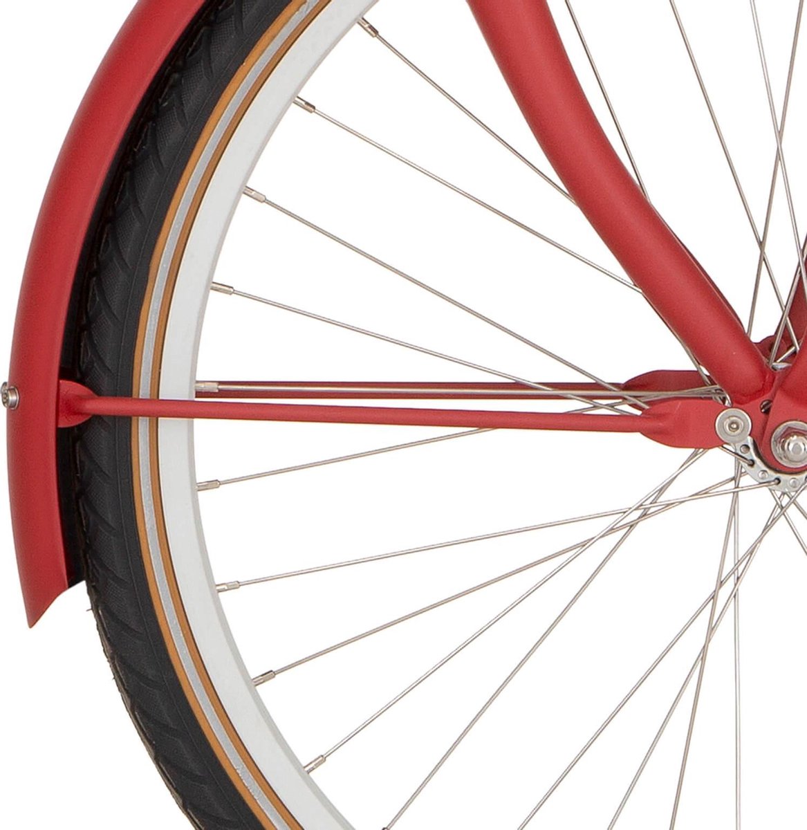 cortina spatbordstang voor 26 u4 true red matt