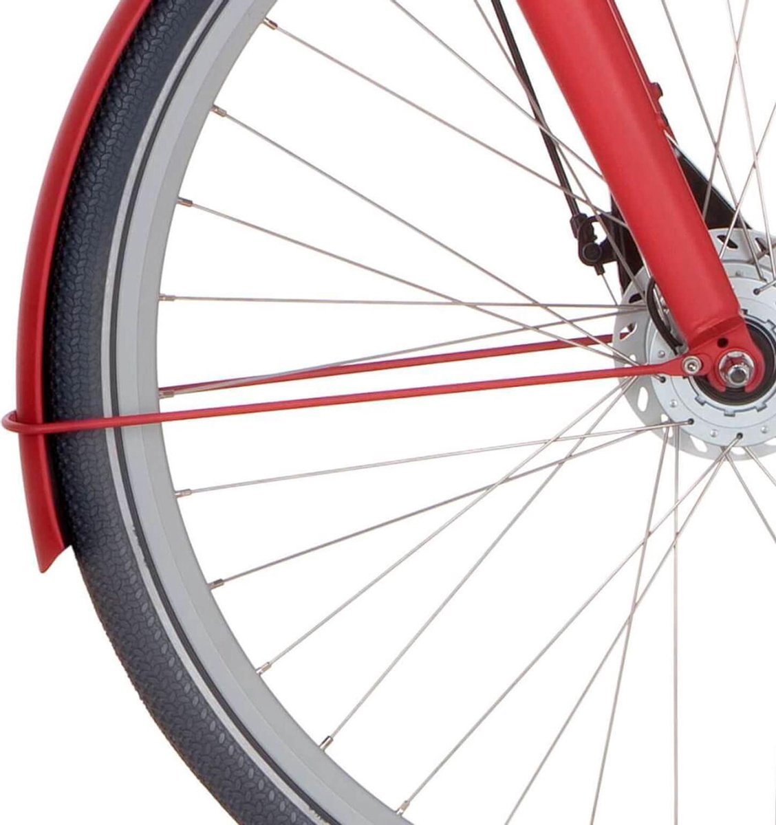Cortina Spatbordstang voor 28 Common true red matt Fiets kopen online