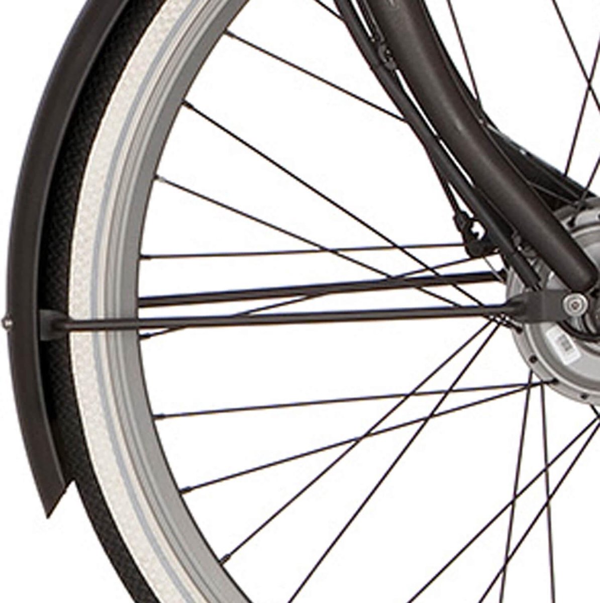 cortina spatbordstang voor 28 e u4 black graphite matt