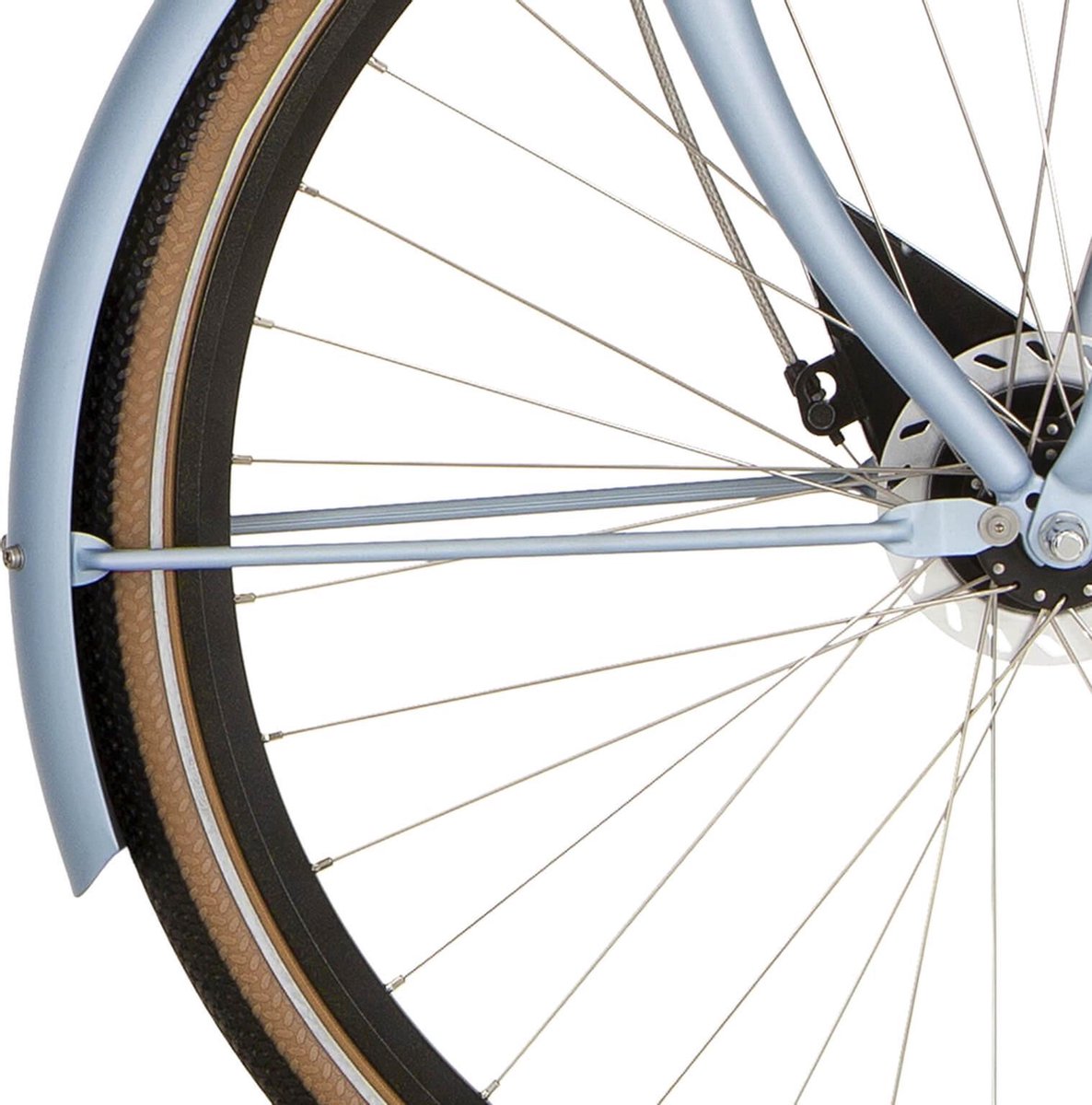 cortina spatbordstang voor 28 u4 metaal blauw matt