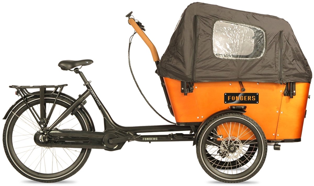 Fongers Cargo 3 Plus 468 Wh Zwart/Bruin Deluxe Fiets (elektrisch) kopen online