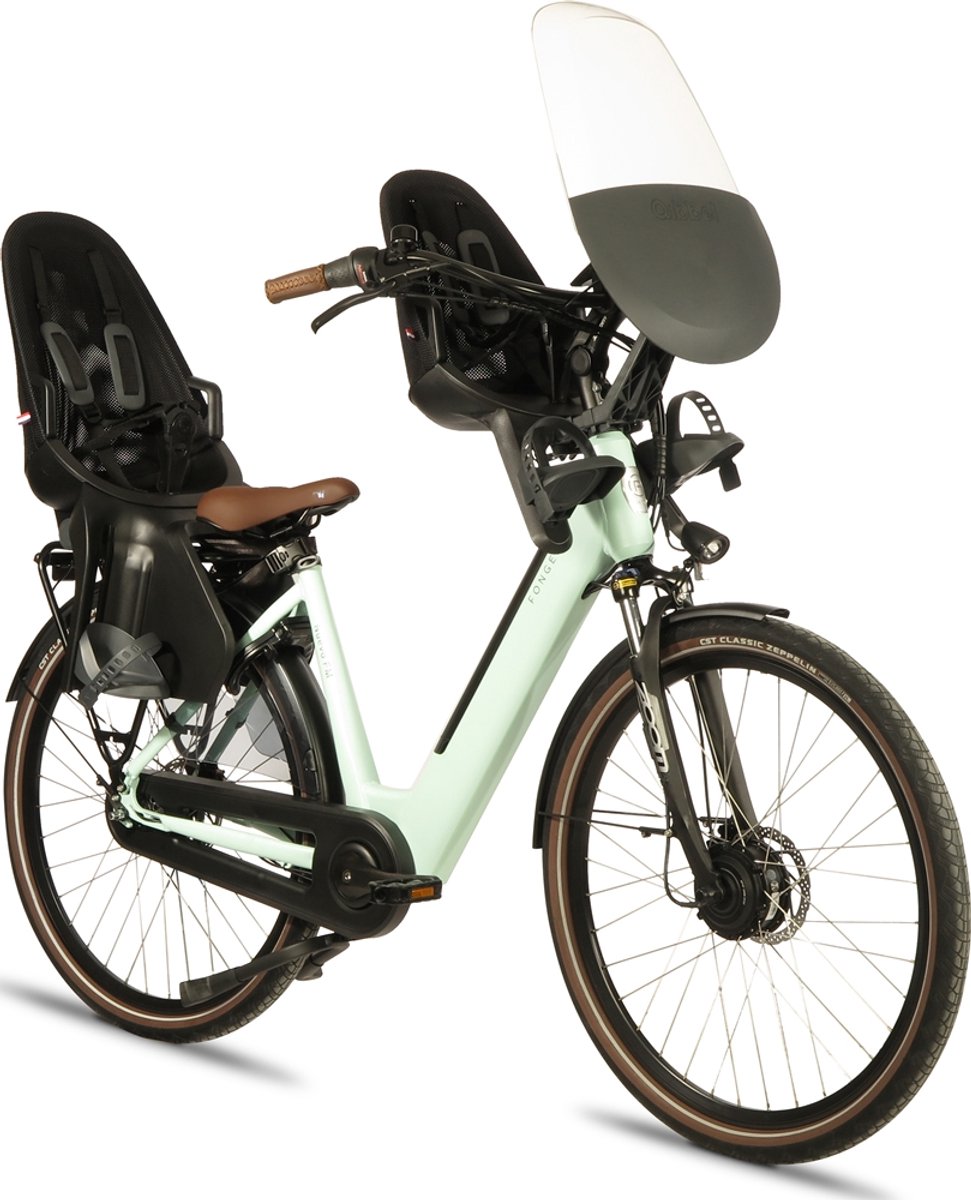 fongers nuevo fm moederfiets 540 wh mineral green