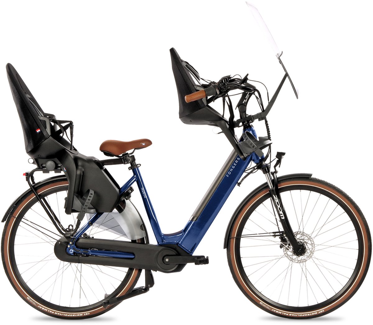 fongers nuevo moederfiets 360 wh midnight blue