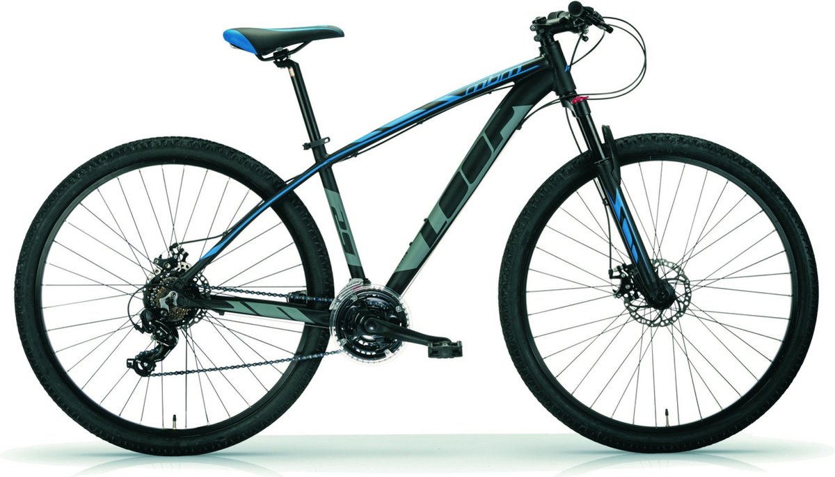 racefiets brutal met 21 versnellingen herenfiets stadsfiets 29 inch framemaat 48 cm v brakes grijs blauw