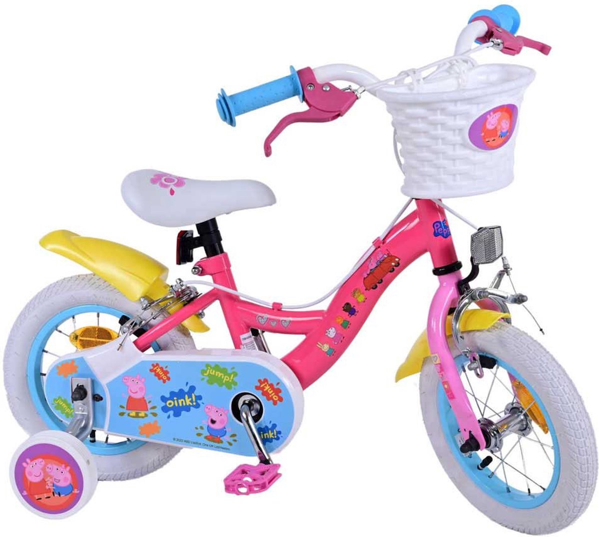 Volare Peppa Pig 12´´ Fiets Roze Jongen Kinderfiets kopen online