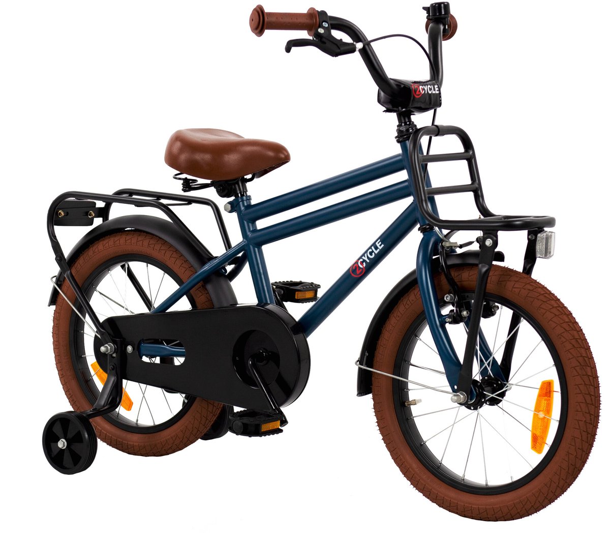 2Cycle Cargo kinderfiets 16 inch (4 tot 6 jaar) voor jongens blauw Kinderfiets kopen online