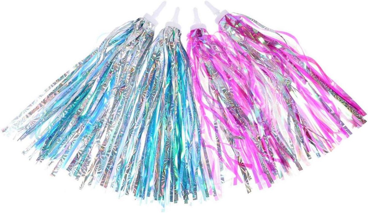 Allecto Plus - Kinderfiets Accessoires met Kleurrijke Streamers en Tassel Lint - Blauw - Leuke Decoratie voor Fiets en Babydrager Kinderfiets kopen online