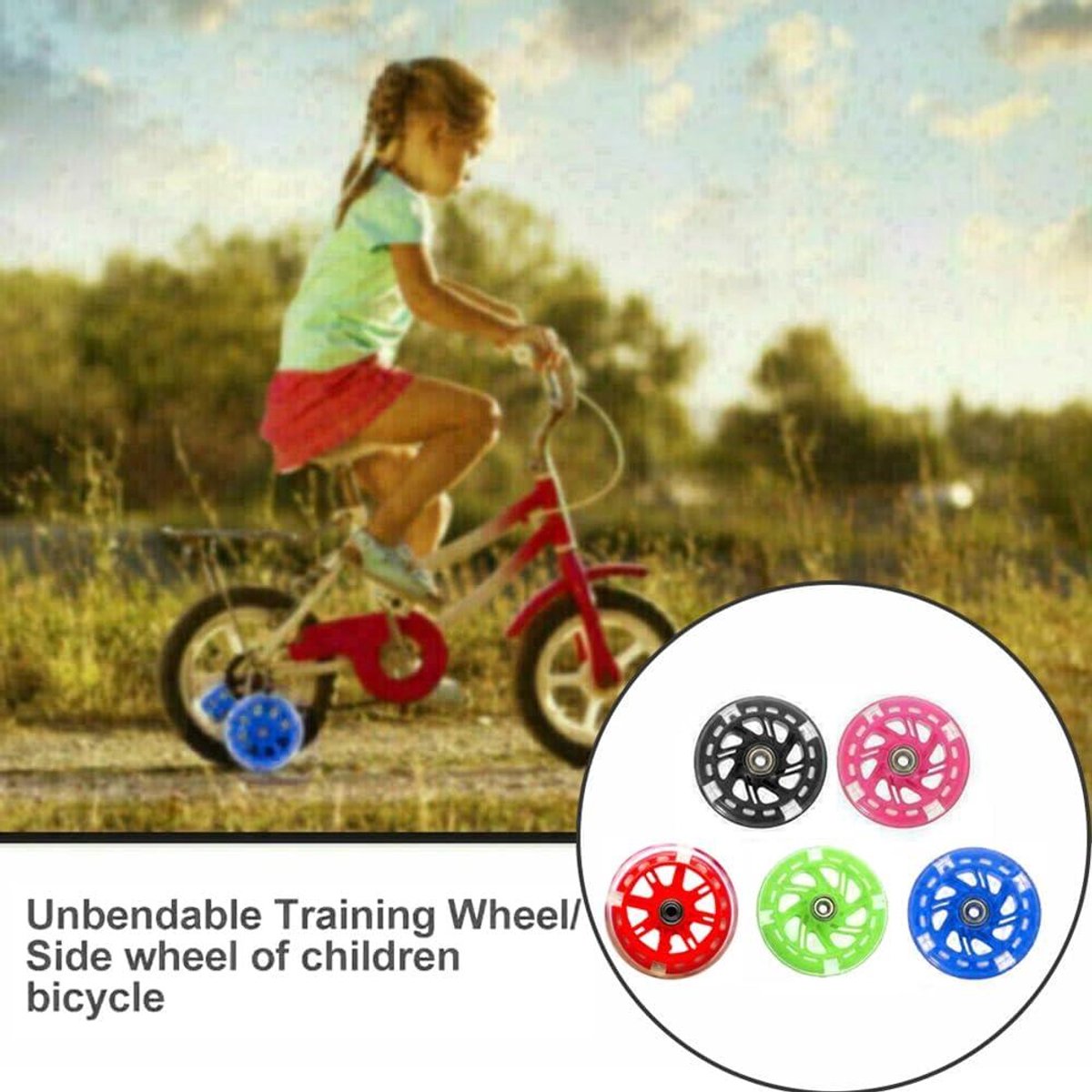 Allecto Plus - Steunwielen voor kinderfiets - Universele hulpwielen - Veiligheidssteunwielen - Roze - Geschikt voor 12-20 inch fietsen Kinderfiets kopen online