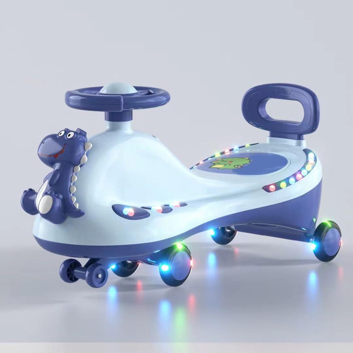 Allecto Plus - Wobble Car voor Kinderfiets - Blauw - Stabiel en Geluidsarm - Geschikt voor 1-6 jaar Kinderfiets kopen online