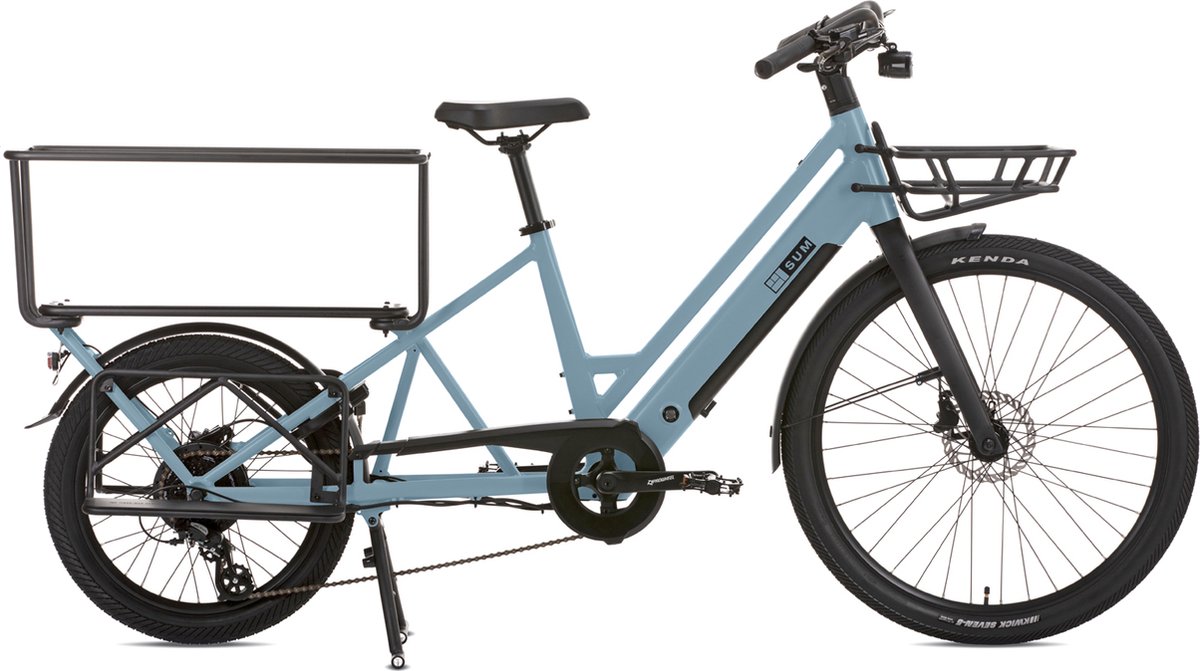alpa lichte elektrische transportfiets 10 ah blauw