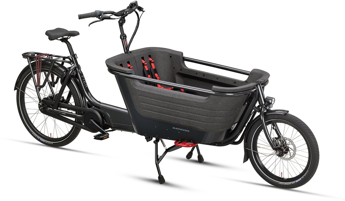 batavus fier 2 bakfiets zwart 400wh accu 52