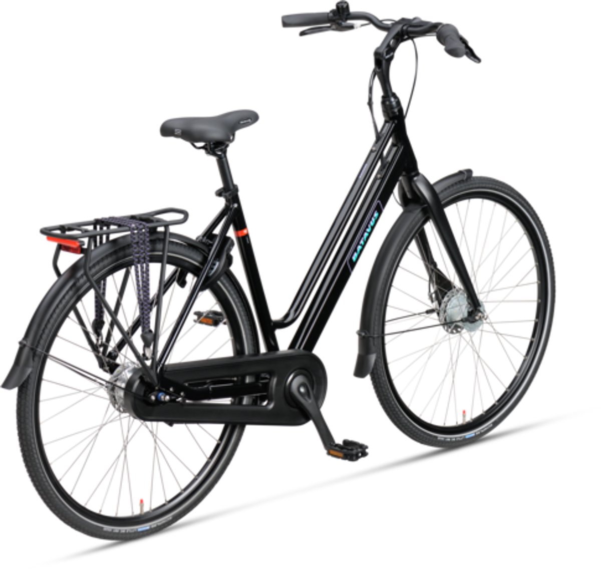 batavus fonk 3 fiets mat zwart 48 cm