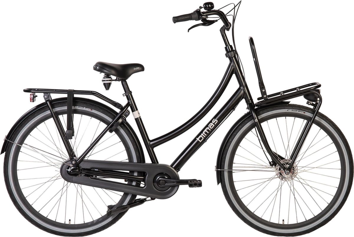 BIMAS TRANSPORTER A3.3  LADY 28 INCH H50 3 SPEED NEXUS BLACK MATT Fiets kopen online