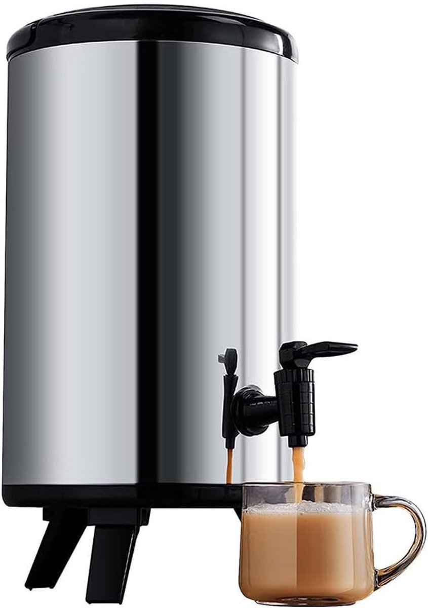 brunbeste 10l rvs thermos drankdispenser warm koud met kraan argento