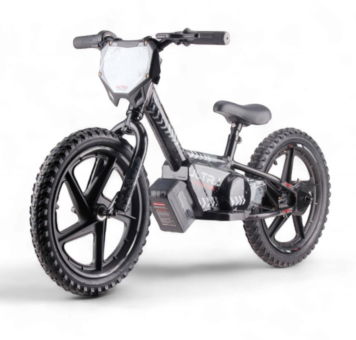 Elektrische Balance Bike Zwart - Rollzone EBB16 - 16 inch wielen Kinderfiets kopen online