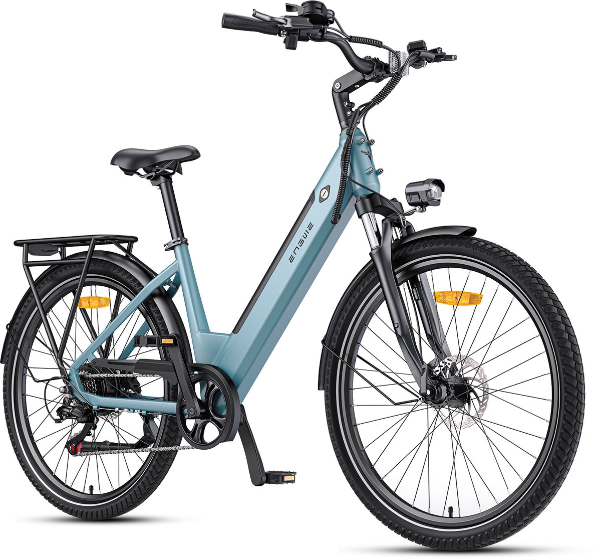 ENGWE P275 SE Elektrische fiets - Actieradius 80km - Verwijderbare batterij 36V13Ah - Motor 250W - Hydraulische schijfremmen - Shimano 7 versnellingen - 27.5 Inch City Commuter EBike - blauw Fiets (elektrisch) kopen online