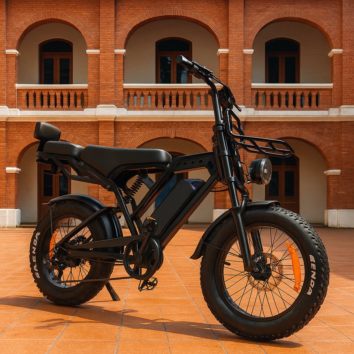 fatbike v20 pro premium 2025 250w 25 km u legaal gps hydraulische remmen achterzitje met rugleuning rijklaar bezorgd zwart