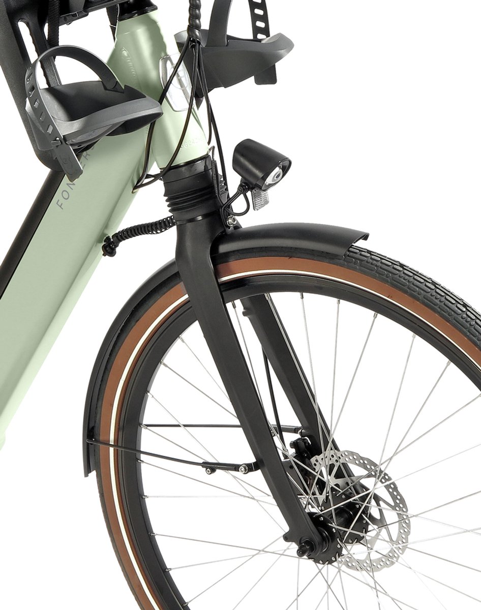 fongers nuevo plus n8 moederfiets 540 wh mineral green