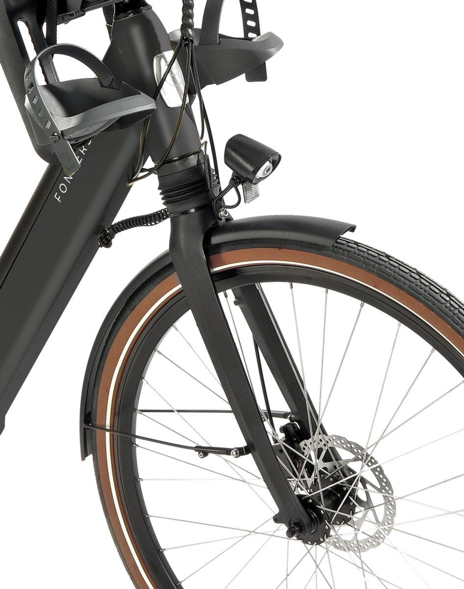 fongers nuevo plus n8 moederfiets 540 wh zwart