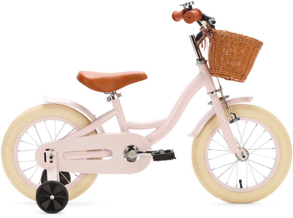 Generation Blanco 14 inch Lichtroze – Kinderfiets met Mandje Kinderfiets kopen online