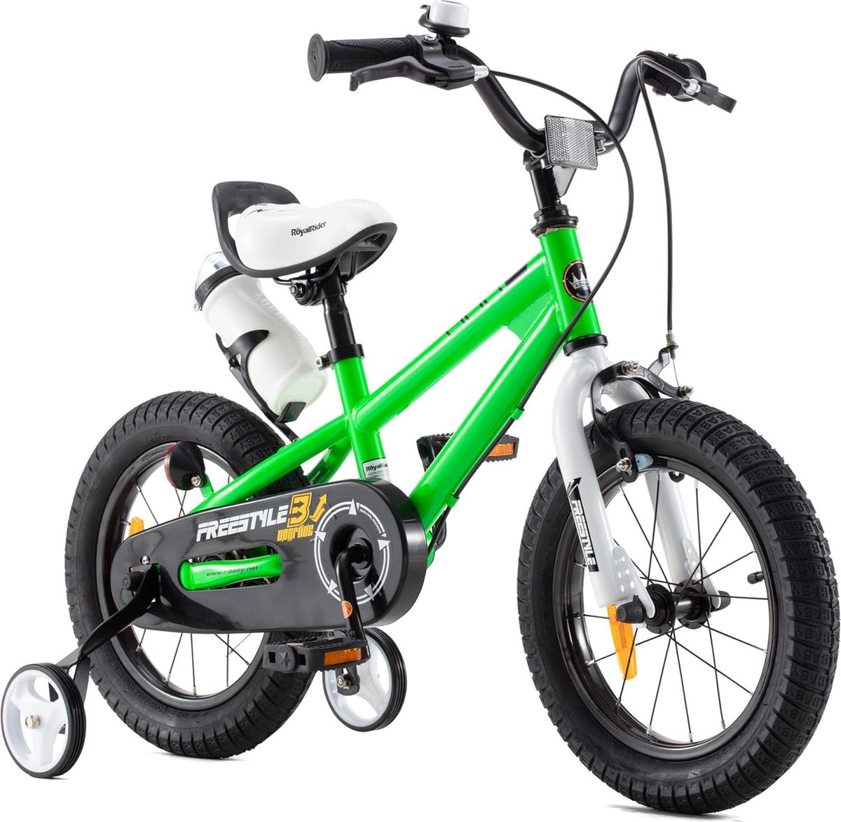Jongens Meisjes Kinderfiets Freestyle Fiets Kinderfietsen 16 Inch Groen Kinderfiets kopen online