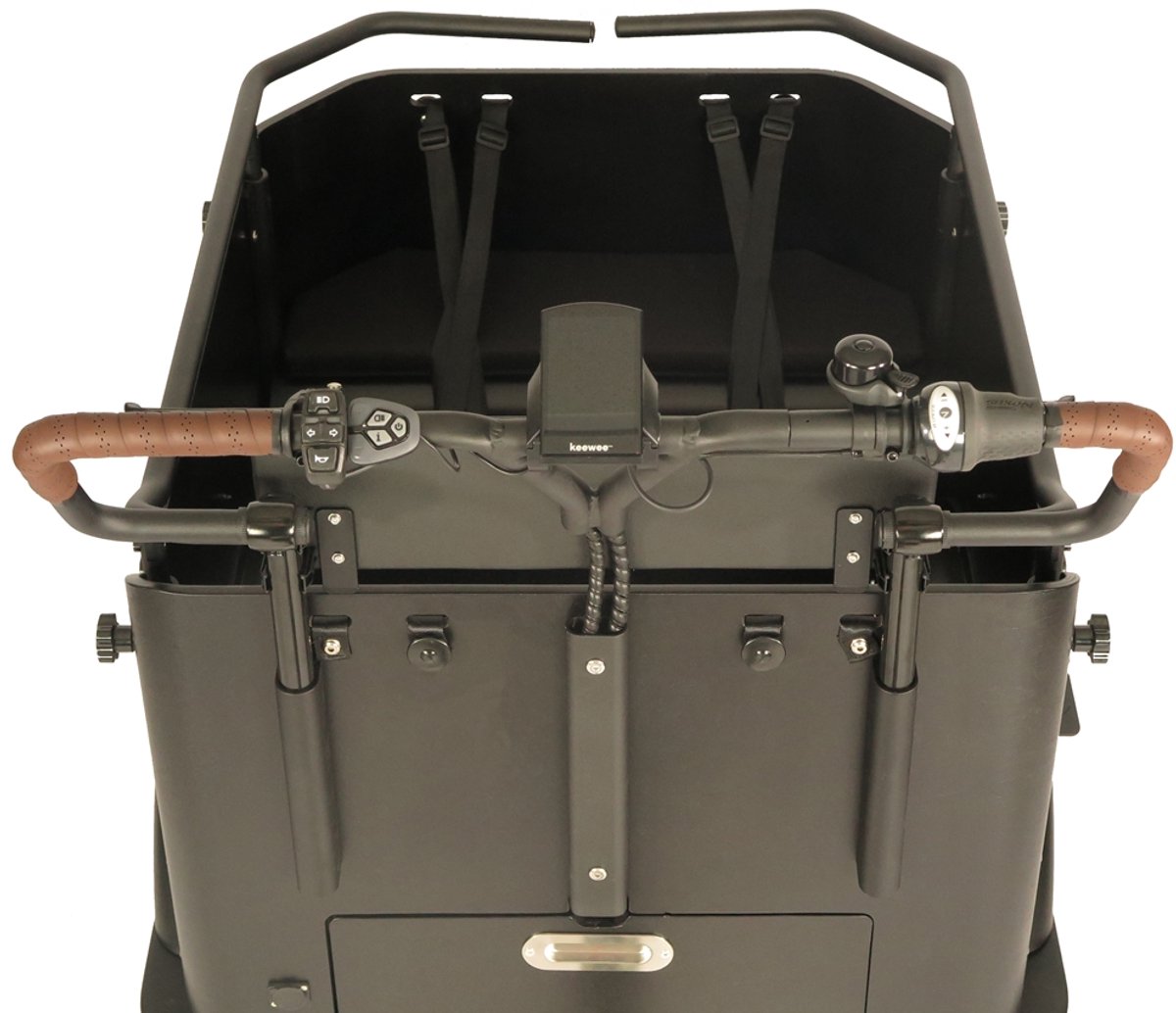 keewee bakfiets deluxe 470 wh groen