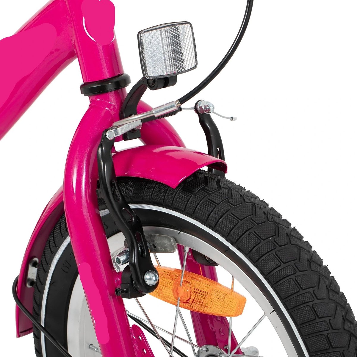 Kinderfiets - Loopfiets - Kleuterfiets - Leuke Fiets - voor Meisjes en Jongens - van 2-7 Jaar - met Zijwielen - Inclusief Bel & Achterrek - 12inch - Metaal - Roze Fiets kopen online