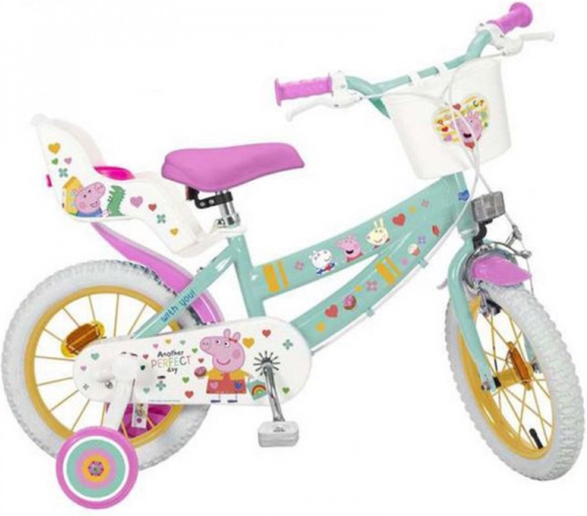 Kinderfiets | Peppa Pig | 5-8 jaar | 16" Kinderfiets kopen online
