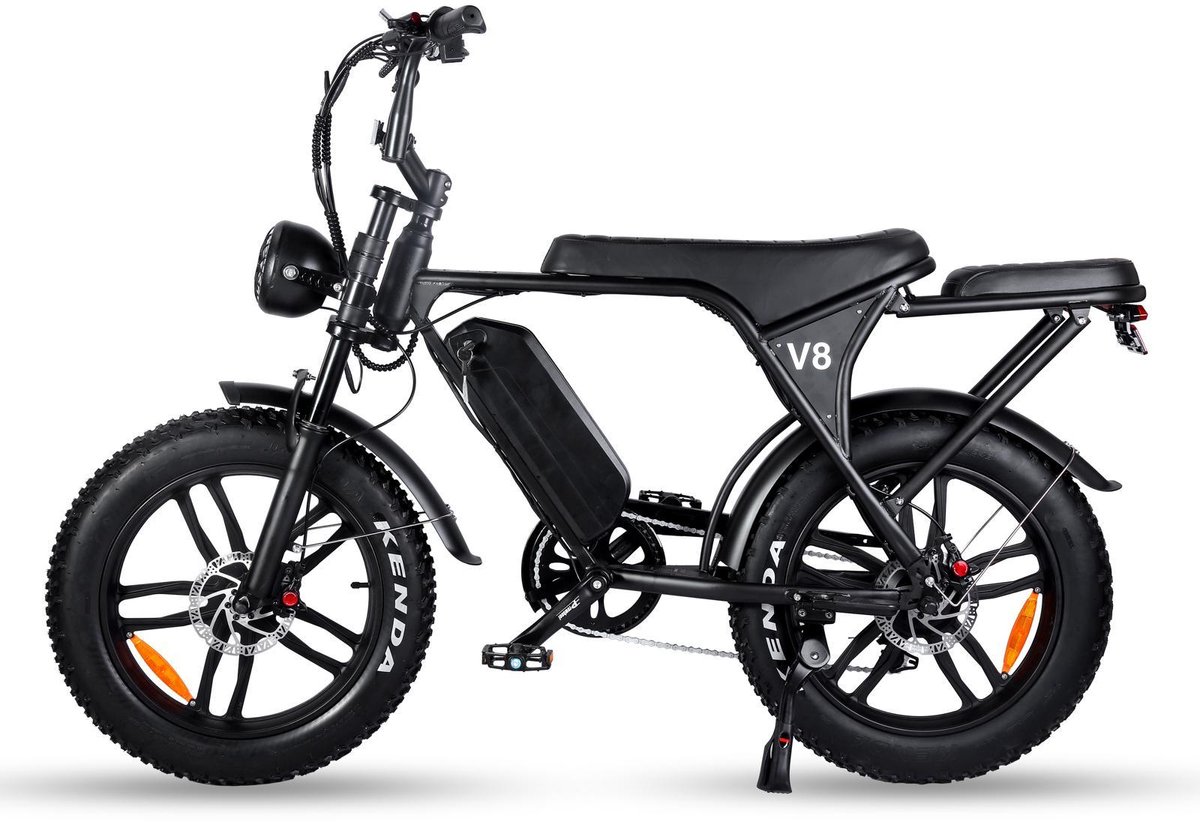 ouxi v8 5 0 2025 elektrische fatbike ingebouwd alarmsystseem in doos