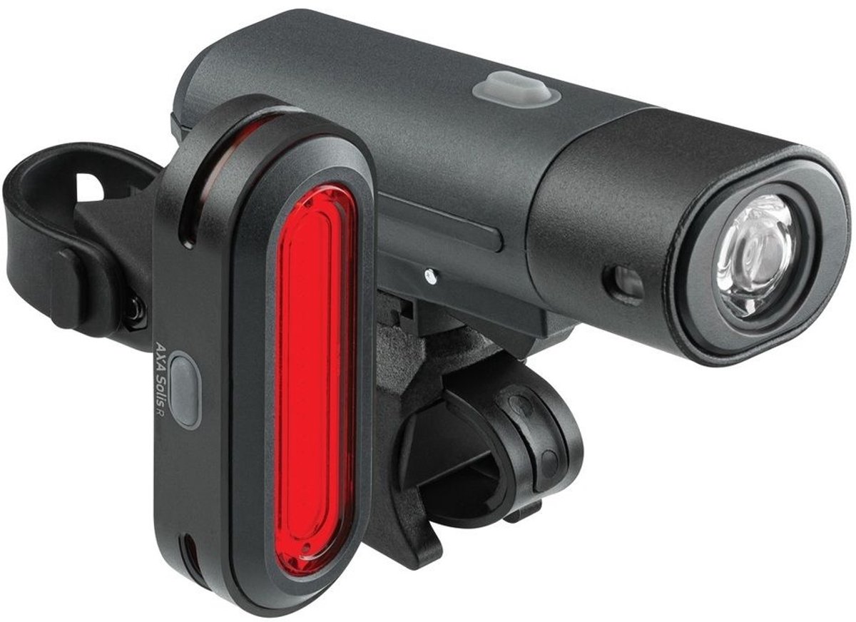 Verlichtingsset - Voor en achter - Axa Solis 800 - USB Fietsverlichting kopen online
