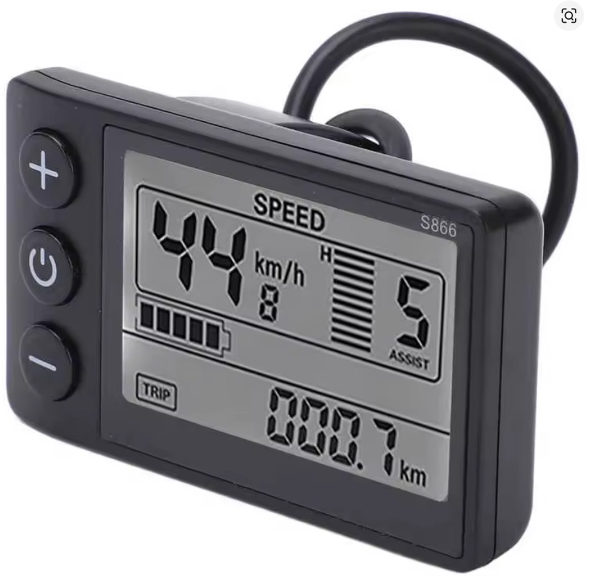 24V 36V 48V Elektrische Fiets S866 Lcd Display Meter E-Bike Bedieningspaneel Met Waterdichte Plug E-Bike Motor Fiets (elektrisch) kopen online