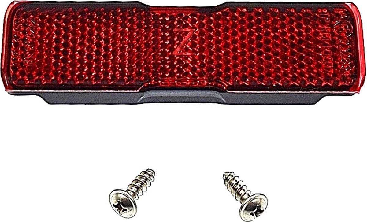 busch muller reflector bagagedrager rood 50mm