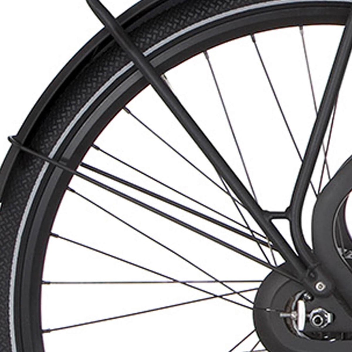 Cortina Spatbordstang achter 28 Common jet black matt Fiets kopen online