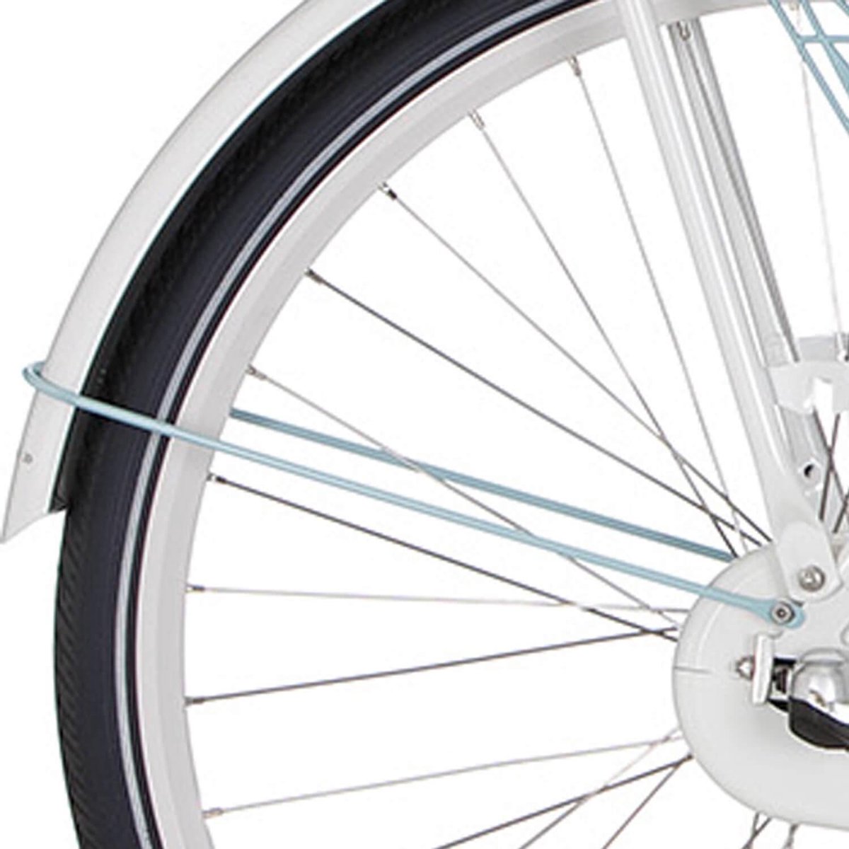 cortina spatbordstang achter 28 milo pastel turquoise