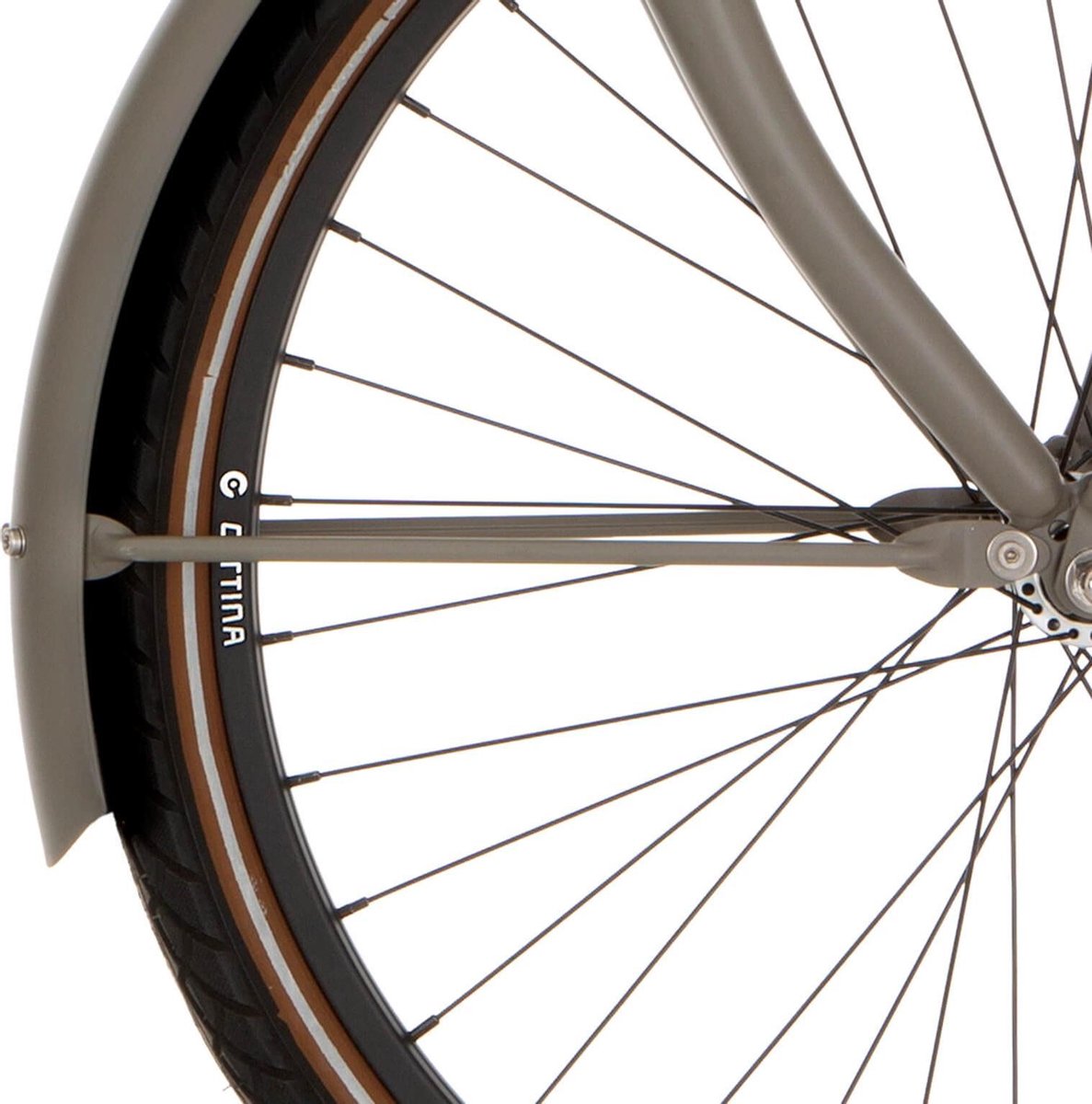 cortina spatbordstang voor 24 u4 quarz grey matt