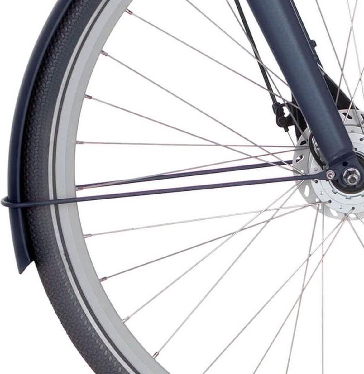 cortina spatbordstang voor 28 common black blue matt