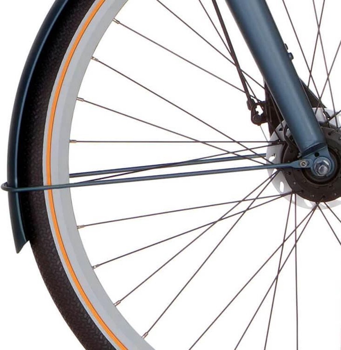 cortina spatbordstang voor 28 common mistery grey matt